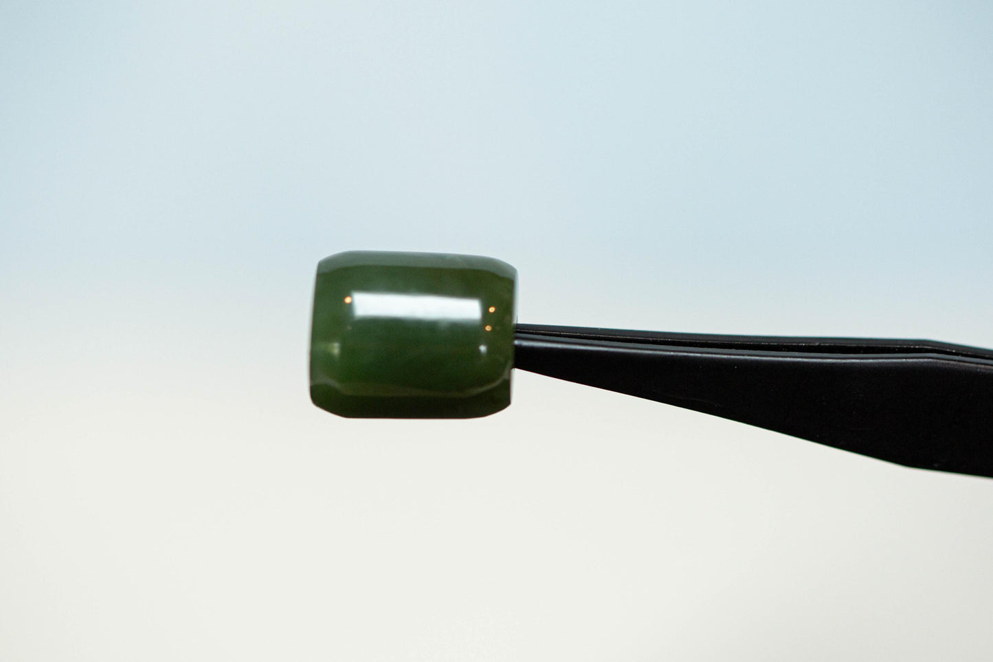 Creamy Green Yukon Jade Bead