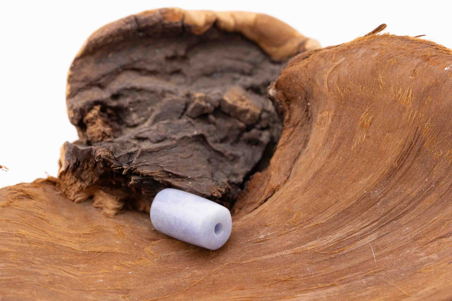 Guatemalan Lilac Jade Tube Bead