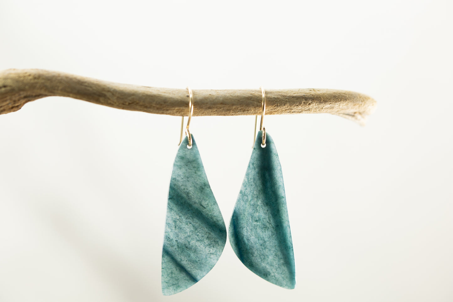 Blue Olmec Guatemalan Dangle Earrings