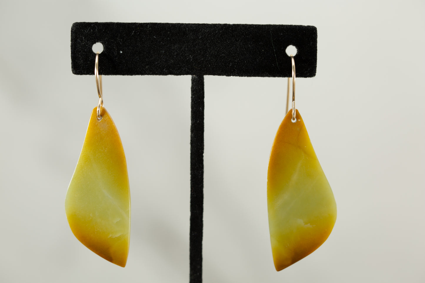 Orange Guatemalan Dangle Earrings