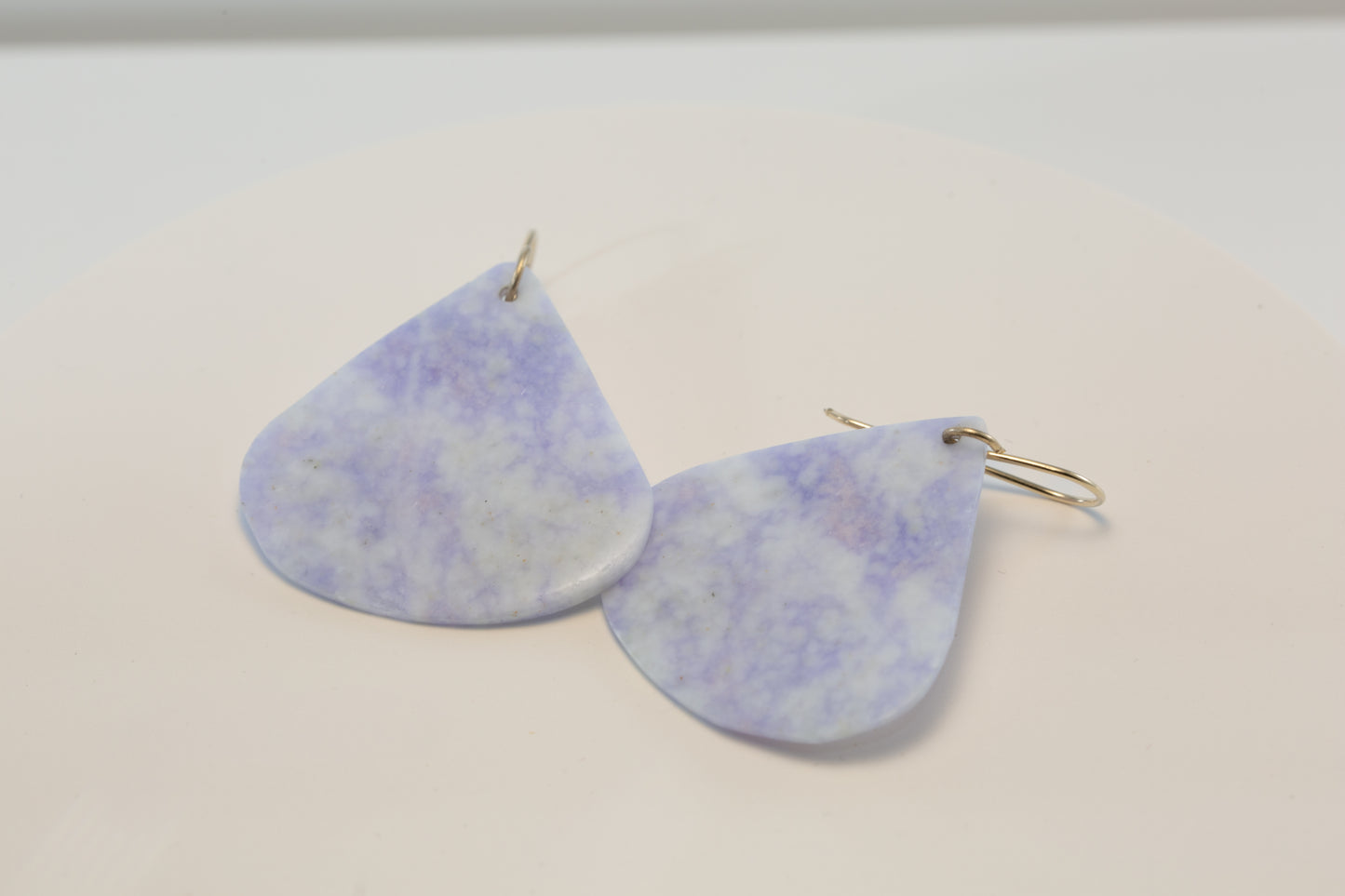 Guatemalan Lilac Fan Earrings