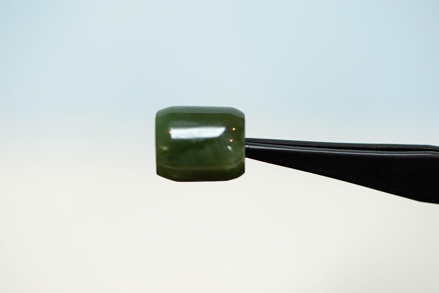 Creamy Green Yukon Jade Bead