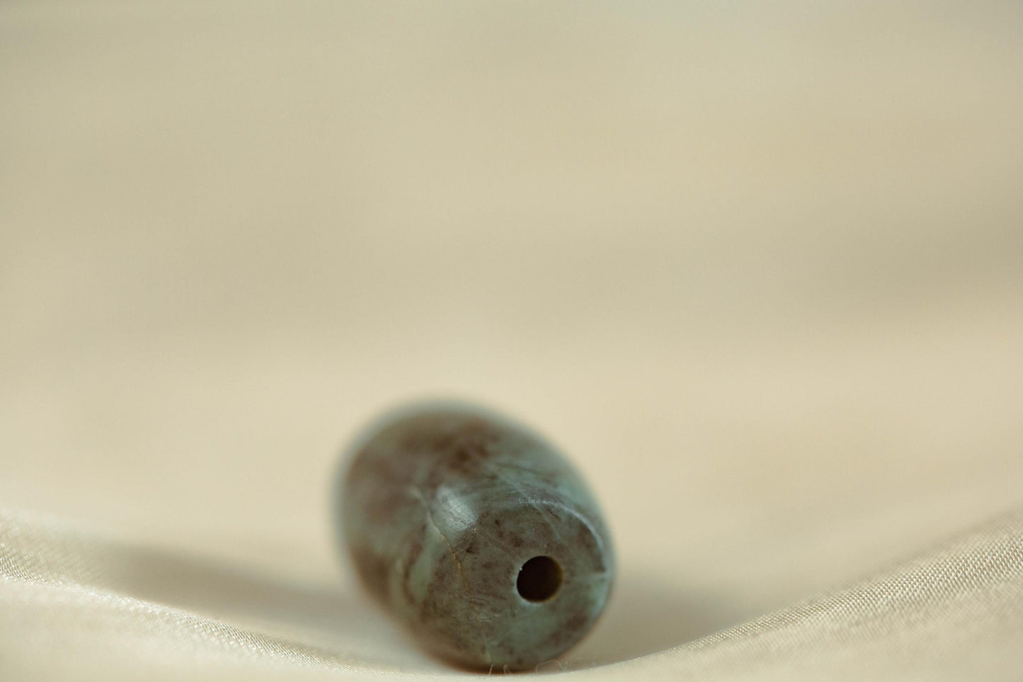 Clear Creek Jadeite Tube Bead Mix of Blue and Black