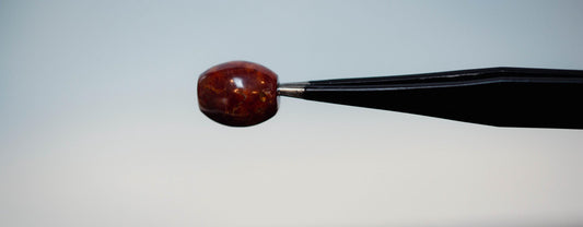 Red Morgan Hill Poppy Jasper Bead