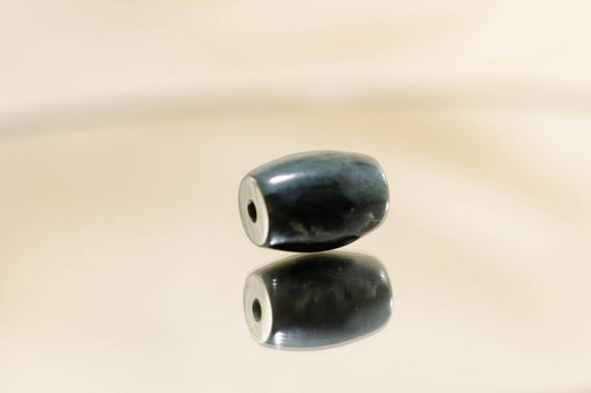 Washington Blue Jade Barrel Bead