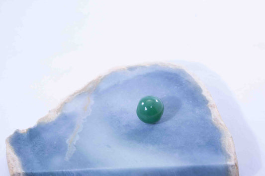 Collector-Grade Apple Green Wyoming Jade Sphere