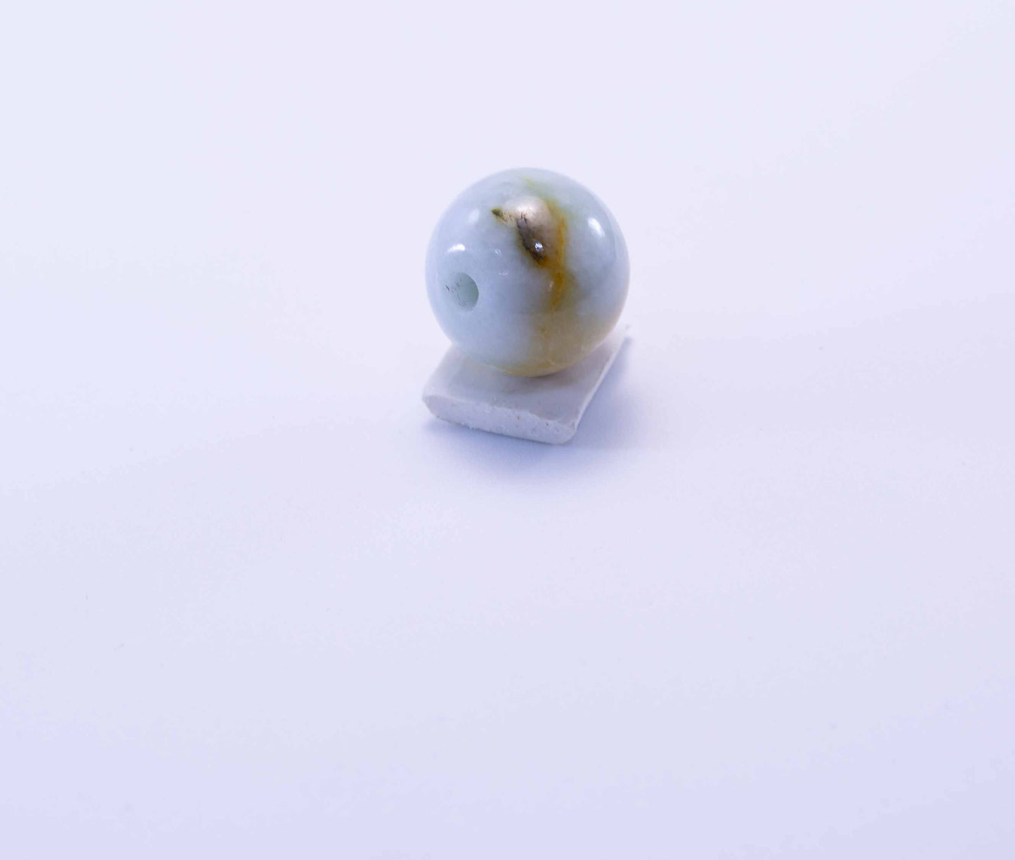 Burmese Jadeite Spherical Bead