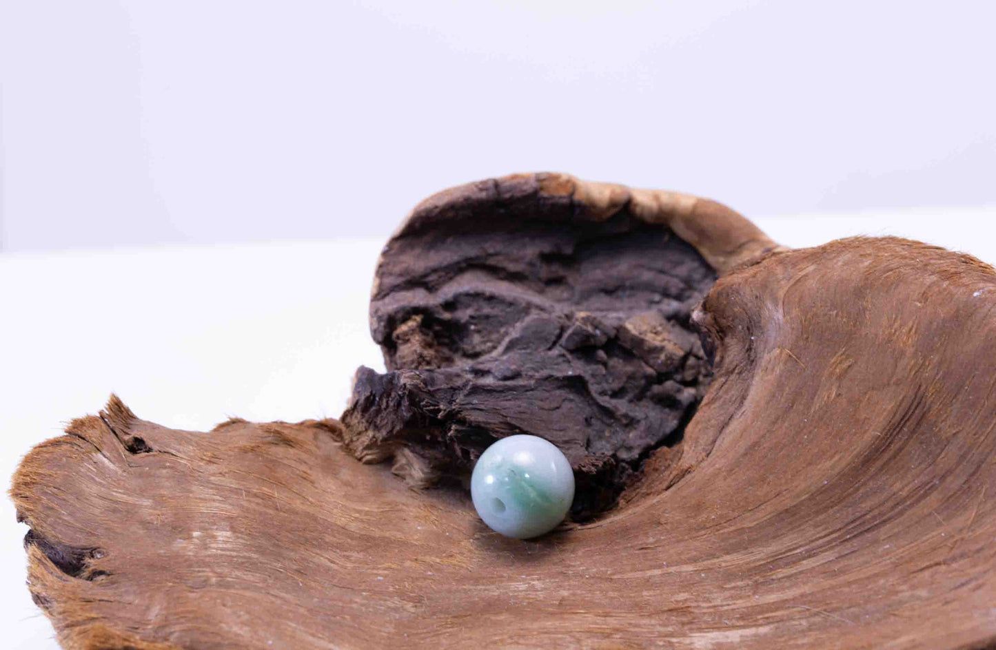 Burmese Jadeite Spherical Bead
