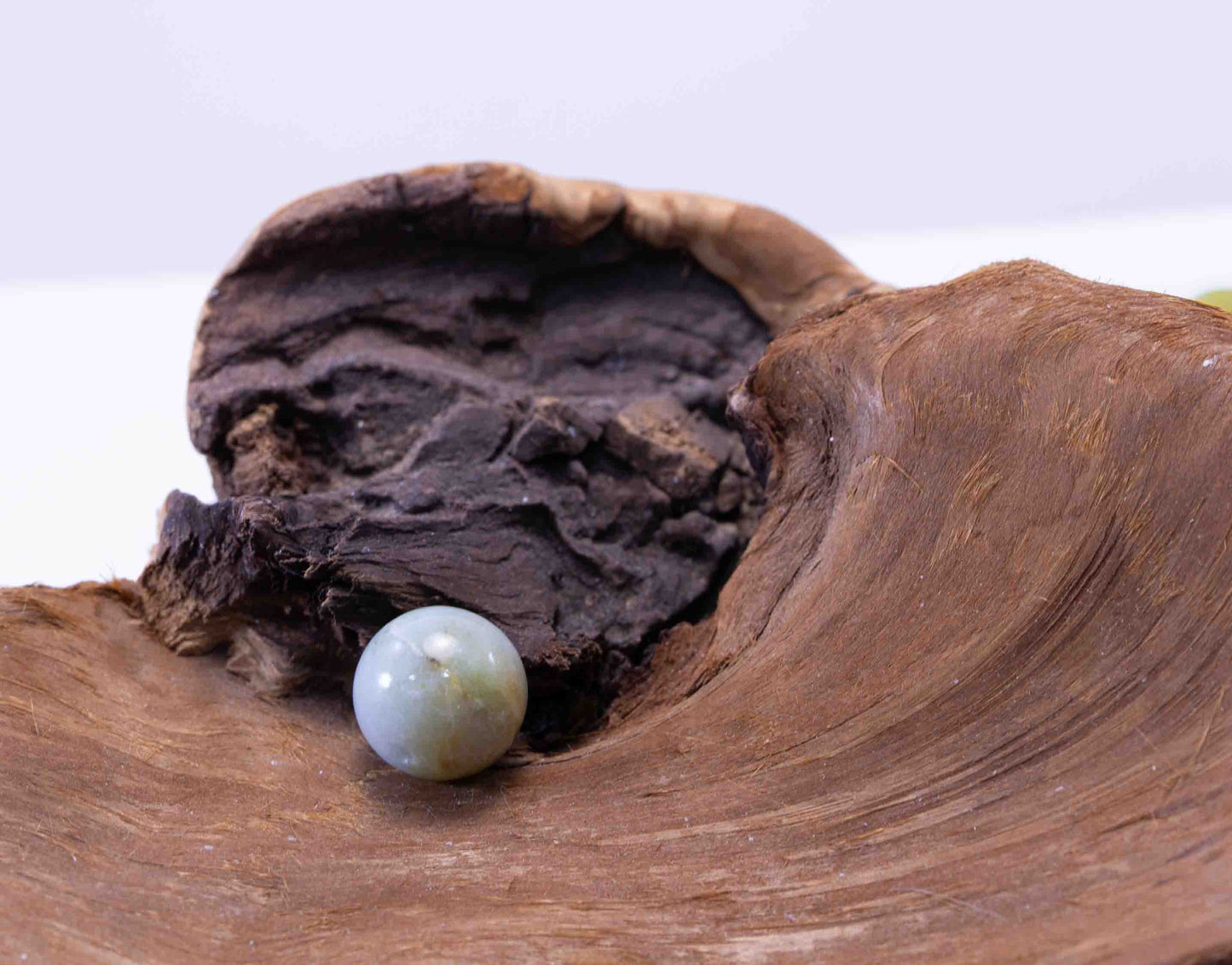 Burmese Jadeite Spherical Bead