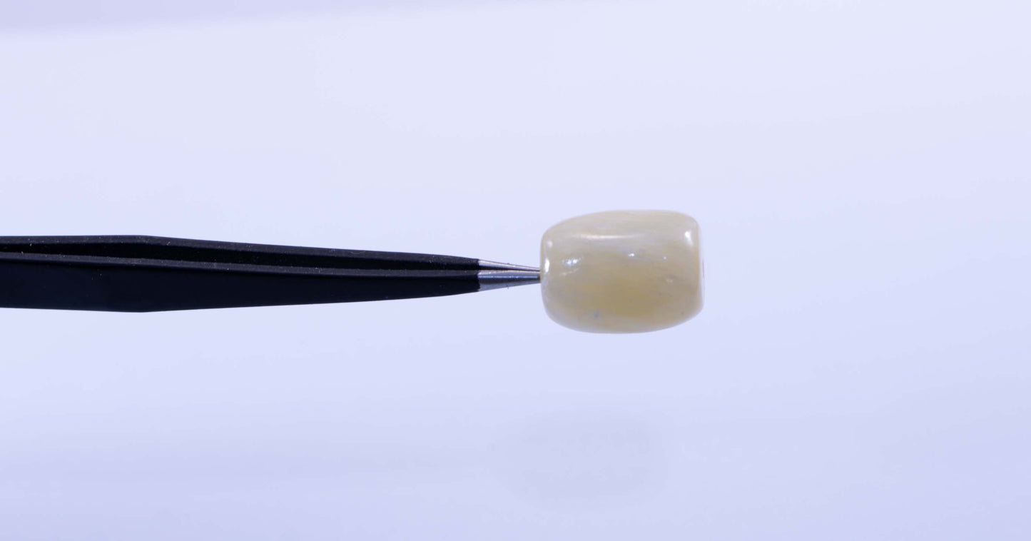 Siberian Cream Jade Bead