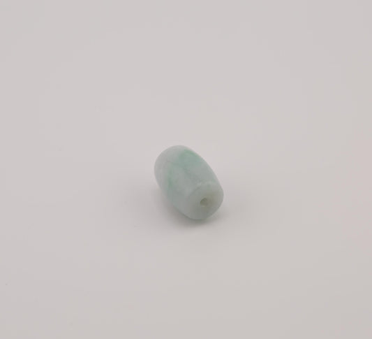 Burmese Jade Barrel Bead,