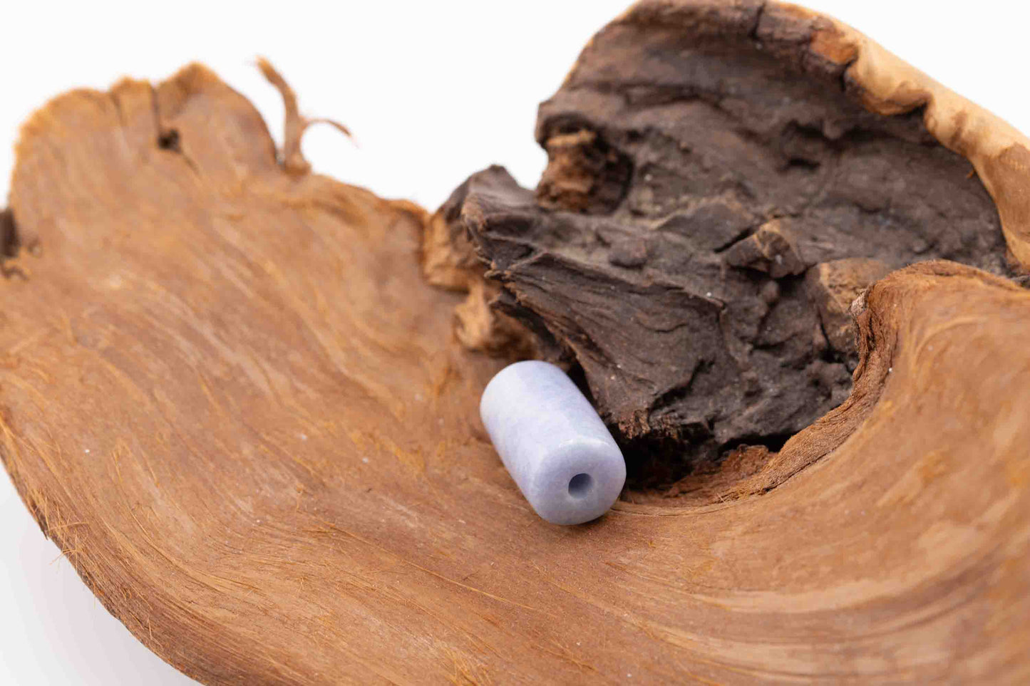 Guatemalan Lilac Jade Tube Bead