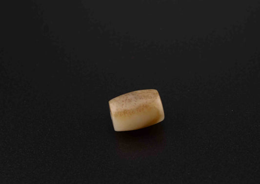 Siberian Honey Jade Barrel Bead