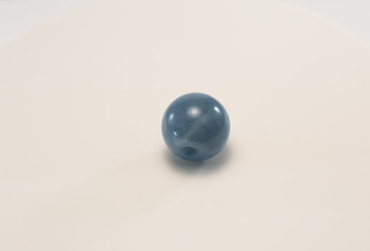 Guatemalan Ice Blue Rondelle Bead
