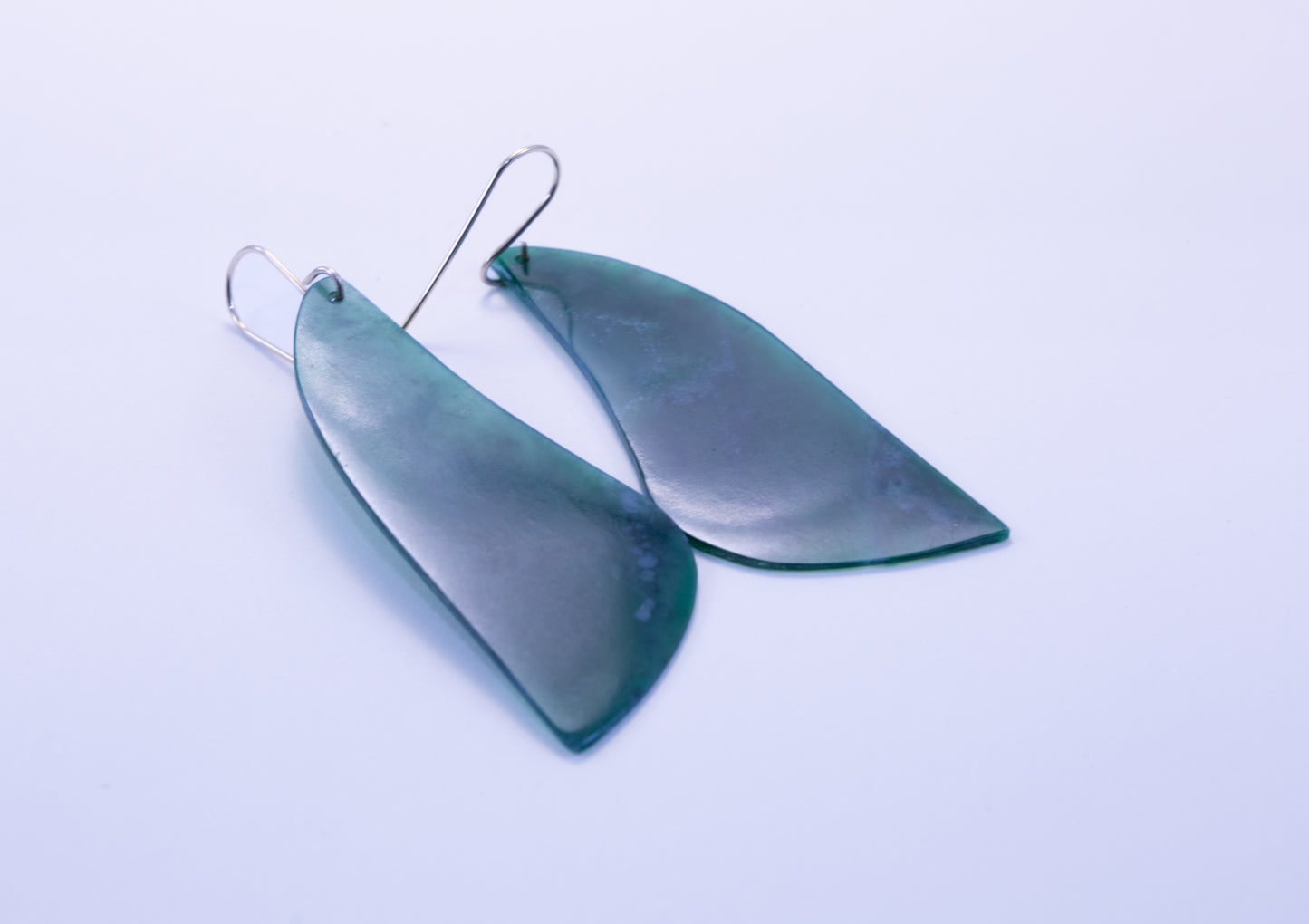 Imperial Green Guatemalan Dangle Earrings