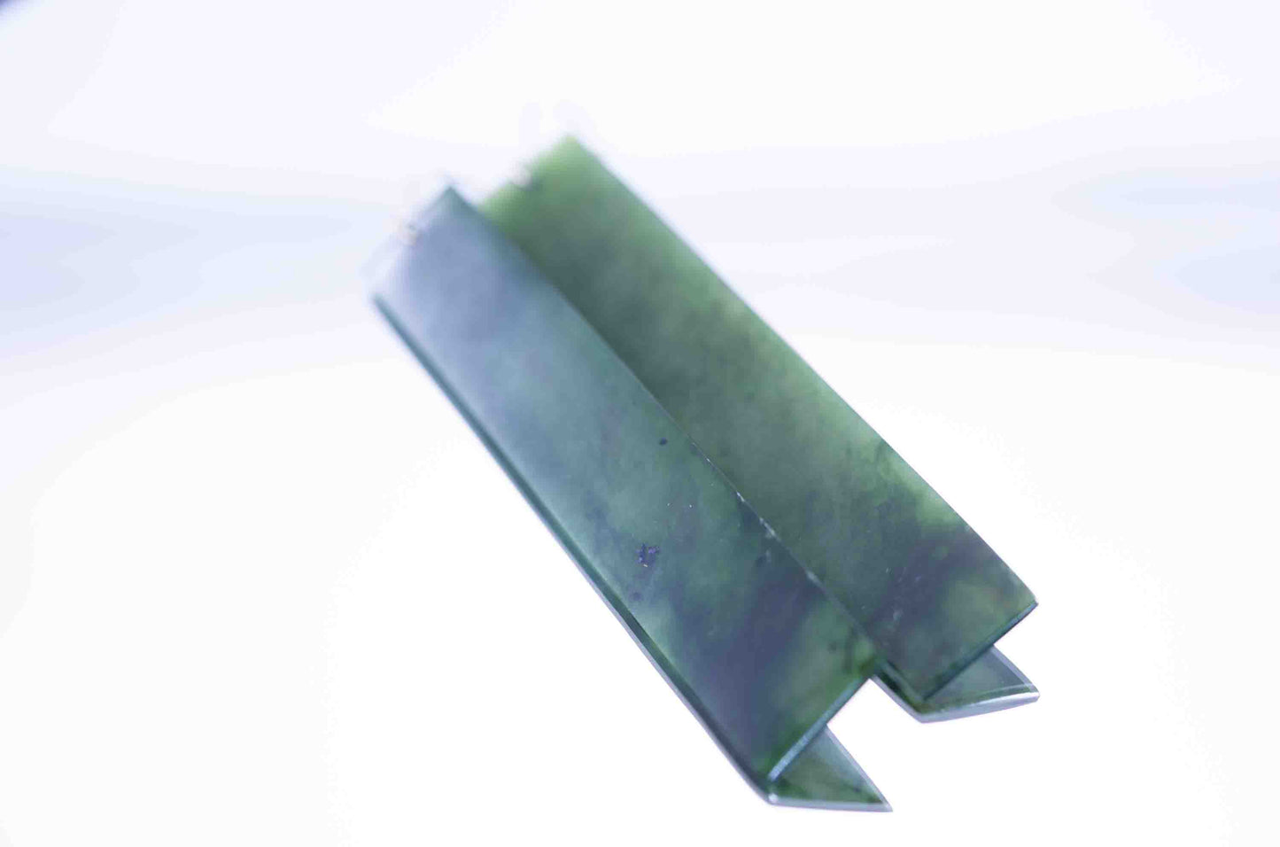 Washington Green Rectangle Dangle Earrings