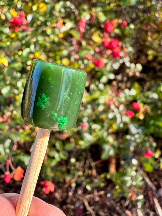 Gem Grade Polar BC Jade Cylinder Bead