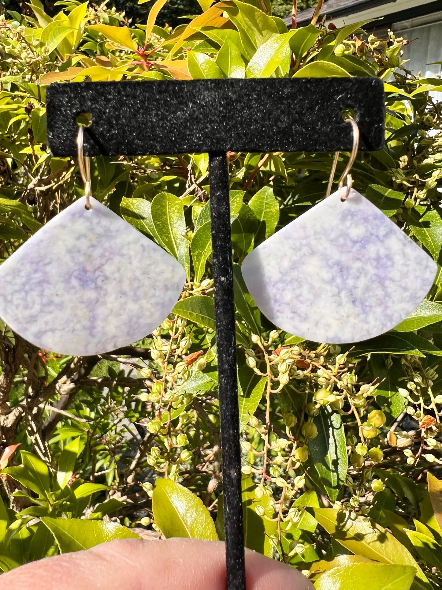 Guatemalan Purple Fan Dangles