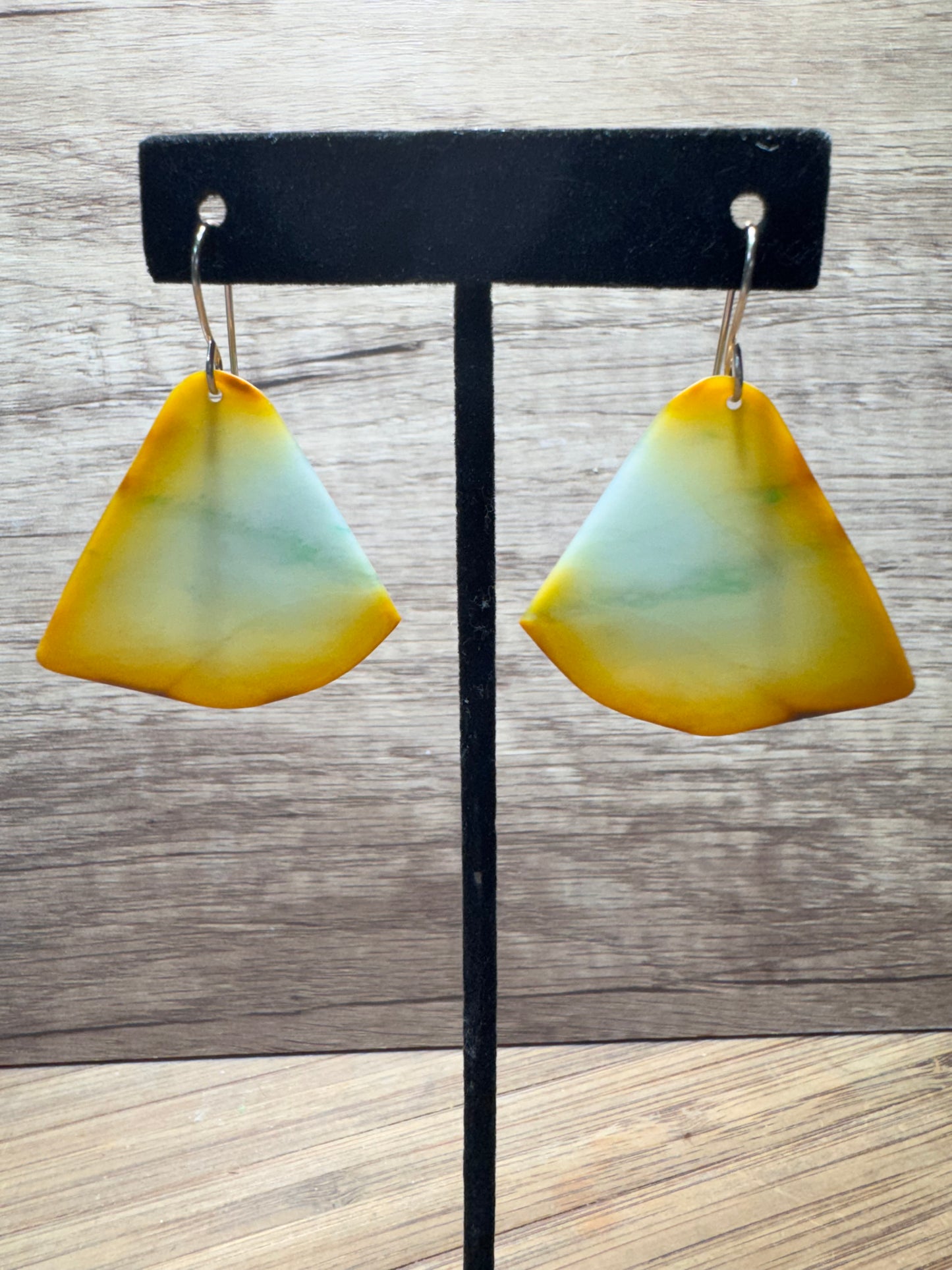 Guatemalan Jade Organic Dangles
