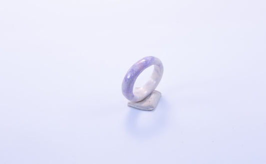 Guatemalan Lilac Jade Ring – Handcrafted Natural Jadeite Jewelry