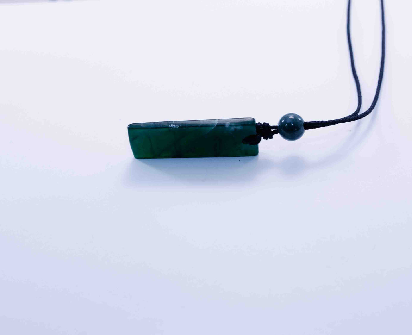 Guatemalan Imperial Green Rectangle Pendant