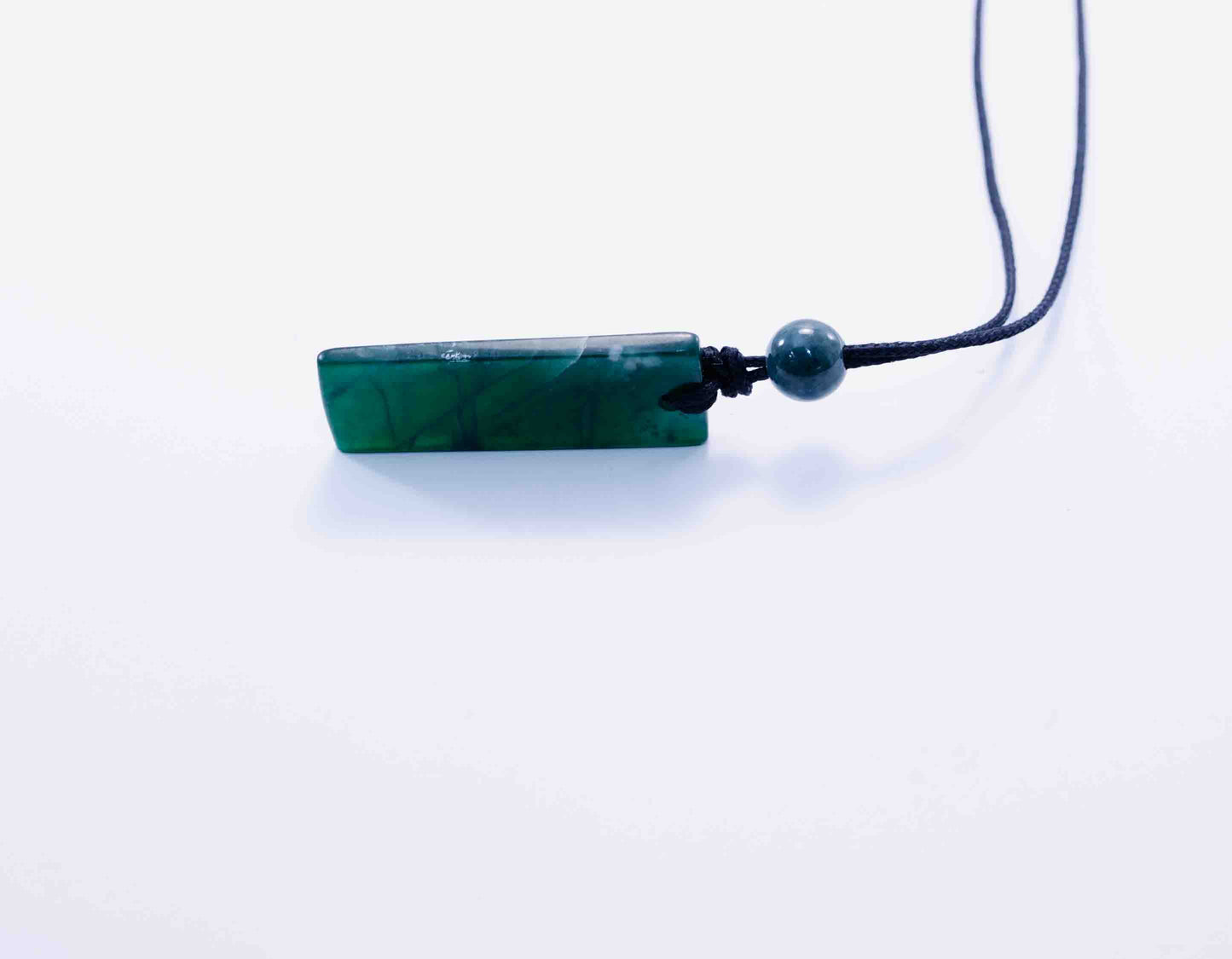 Guatemalan Imperial Green Rectangle Pendant