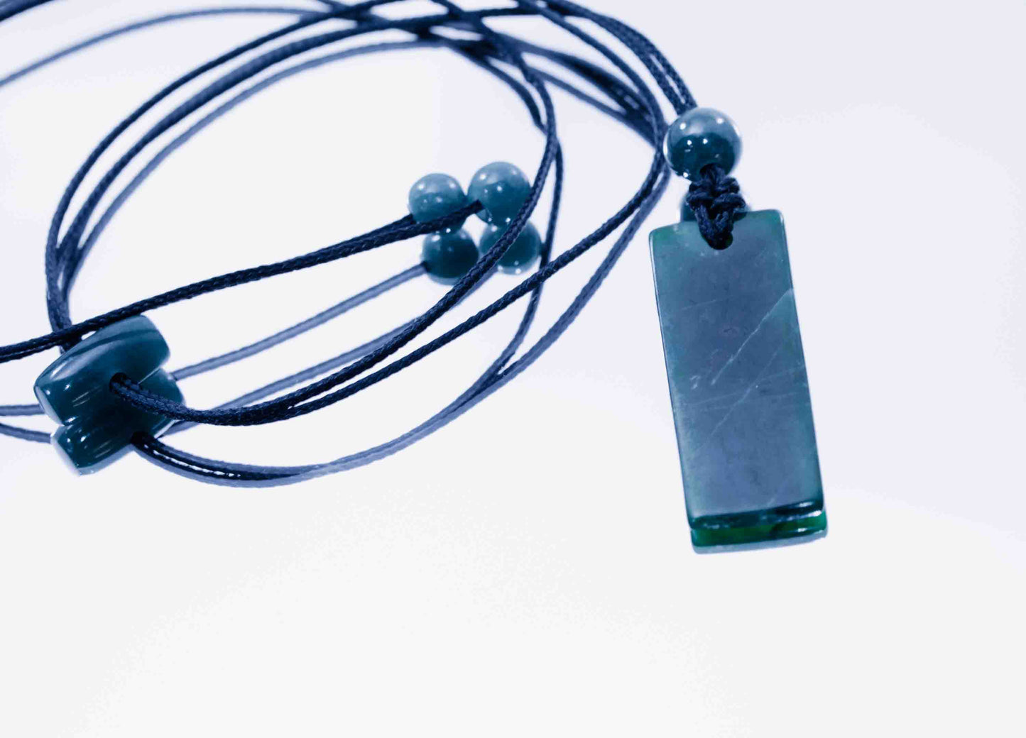 Guatemalan Imperial Green Rectangle Pendant