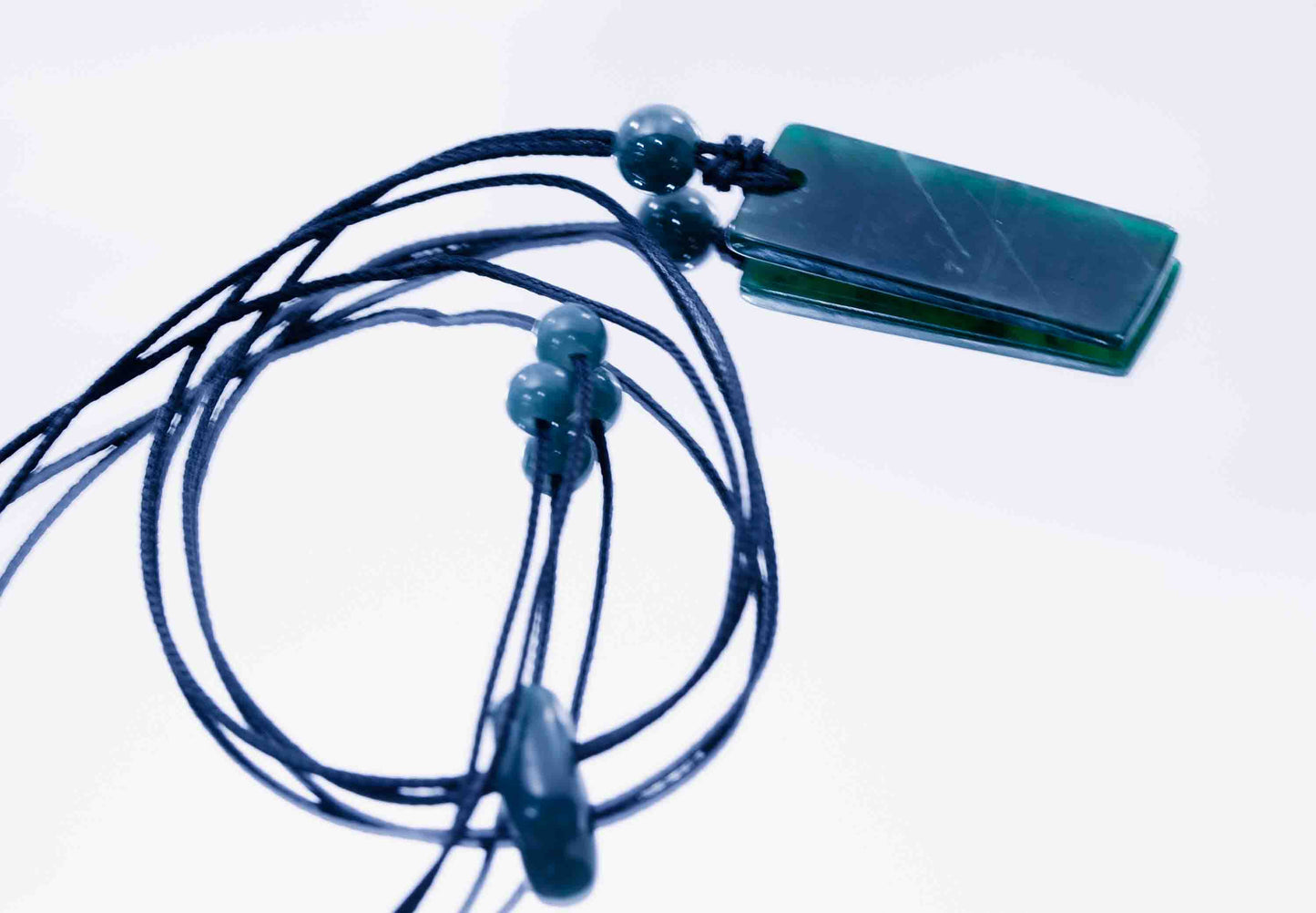 Guatemalan Imperial Green Rectangle Pendant