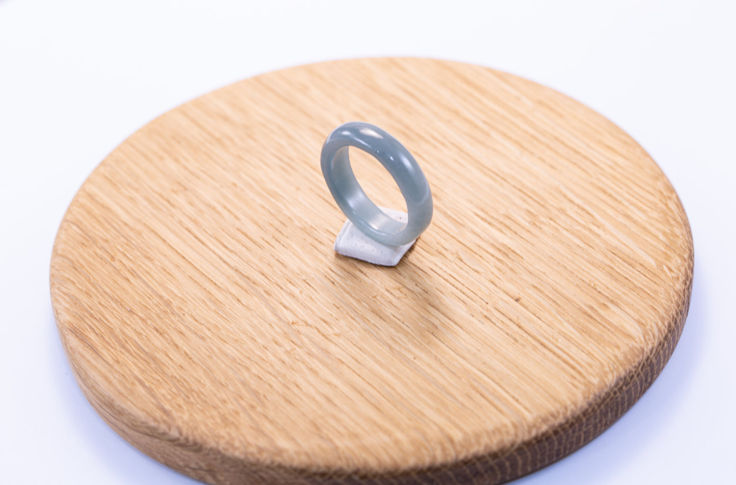 Guatemalan Princess Blue Jade Ring – Handcrafted Natural Jadeite Jewelry