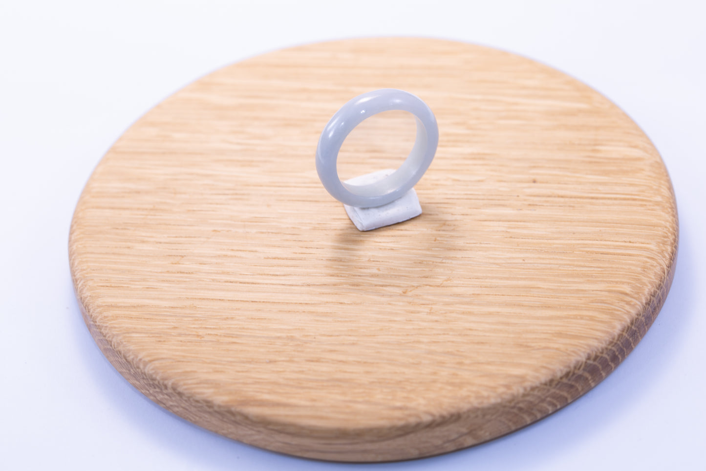 Guatemalan Light Blue Jade Ring – Handcrafted Natural Jadeite Jewelry