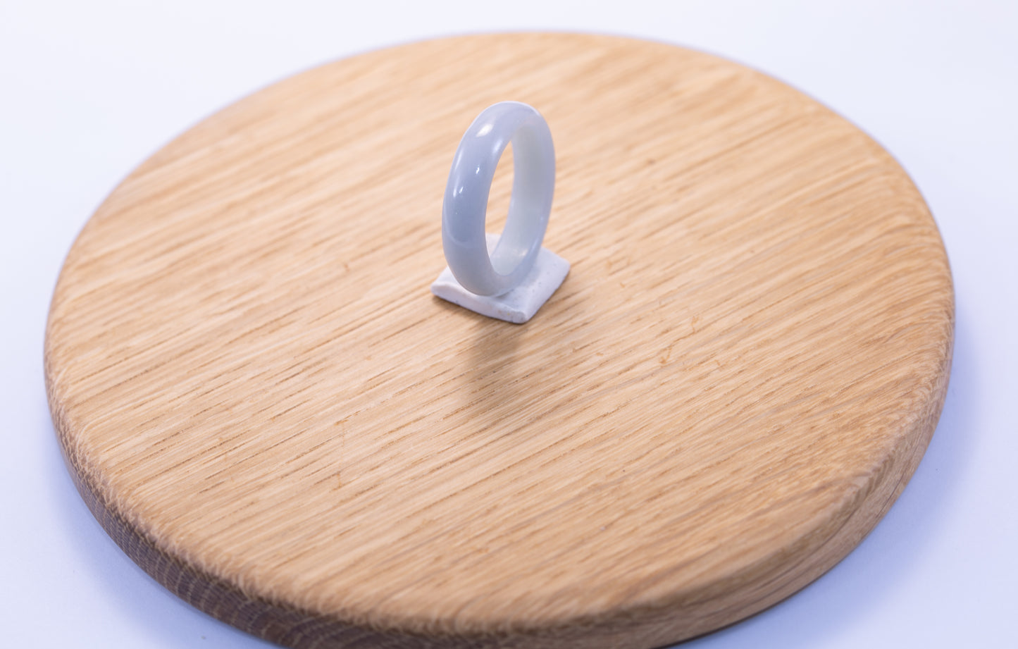 Guatemalan Light Blue Jade Ring – Handcrafted Natural Jadeite Jewelry