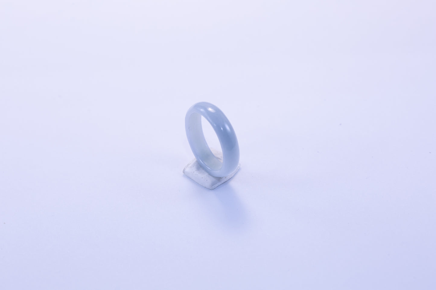 Guatemalan Light Blue Jade Ring – Handcrafted Natural Jadeite Jewelry