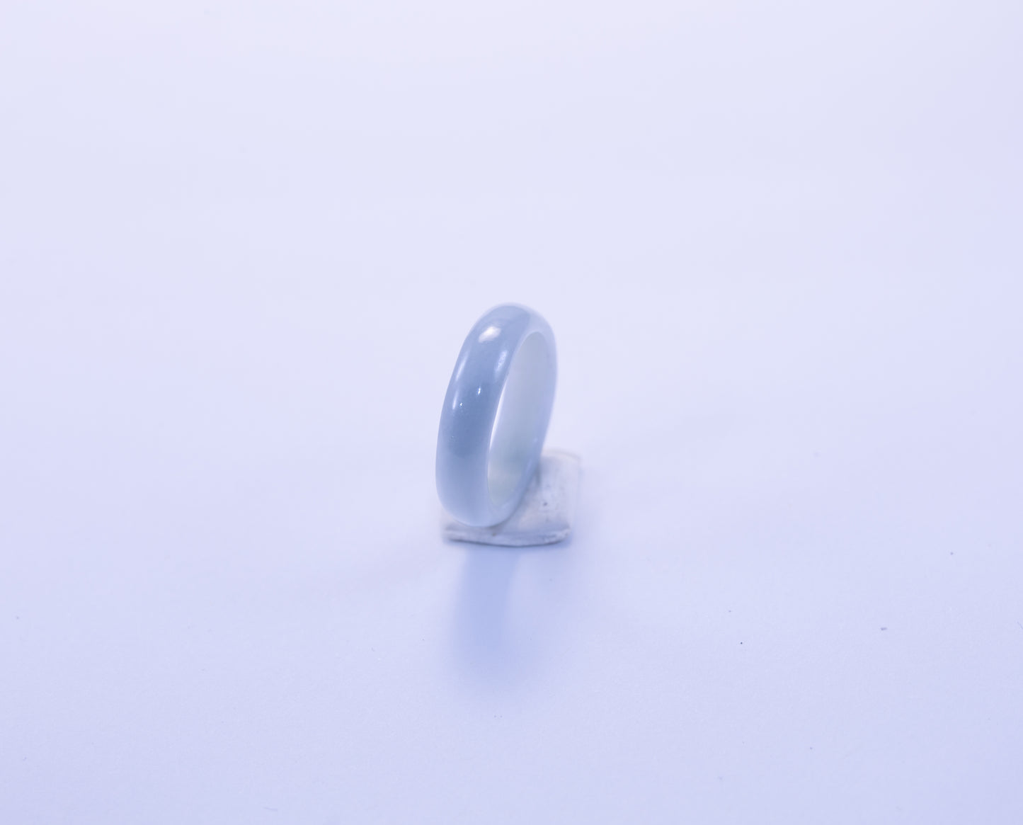 Guatemalan Light Blue Jade Ring – Handcrafted Natural Jadeite Jewelry