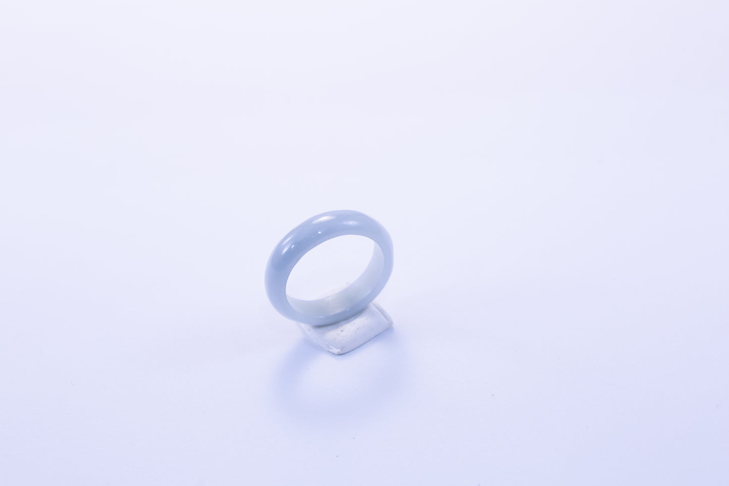 Guatemalan Light Blue Jade Ring – Handcrafted Natural Jadeite Jewelry