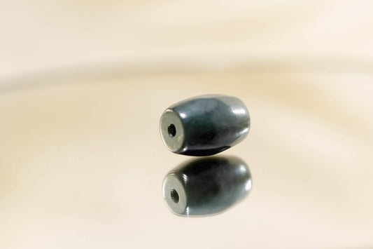 Washington Blue Jade Barrel Bead